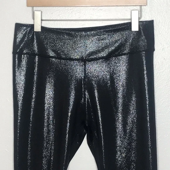 NIKE One Sparkle Black 7/8 Leggings XL - Picture 4 of 6